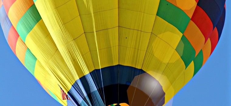 Multicolored Hot Air Balloon
